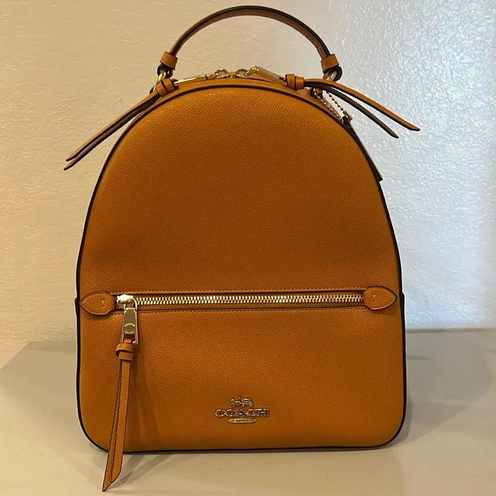 Coach leather backpack